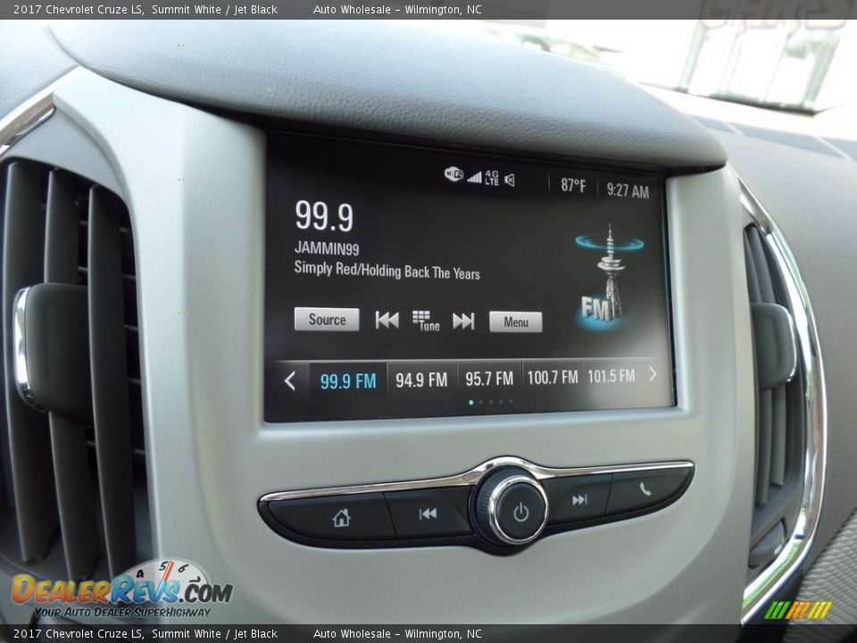 2017 Chevrolet Cruze LS Summit White / Jet Black Photo #17