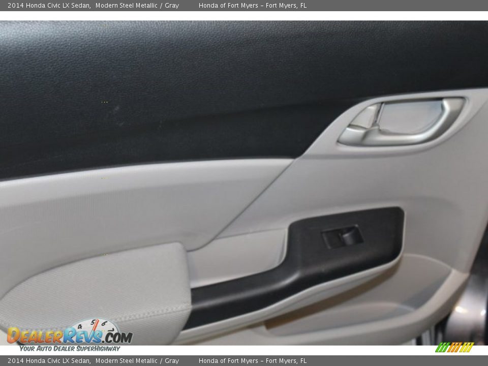 2014 Honda Civic LX Sedan Modern Steel Metallic / Gray Photo #22