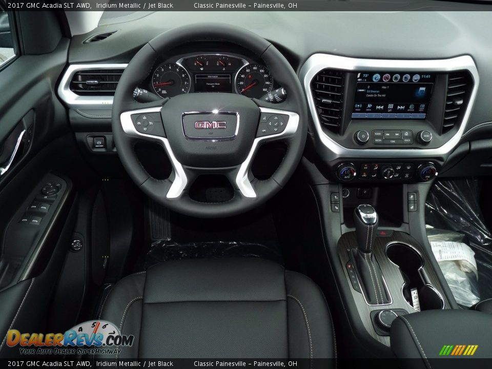 2017 GMC Acadia SLT AWD Iridium Metallic / Jet Black Photo #9