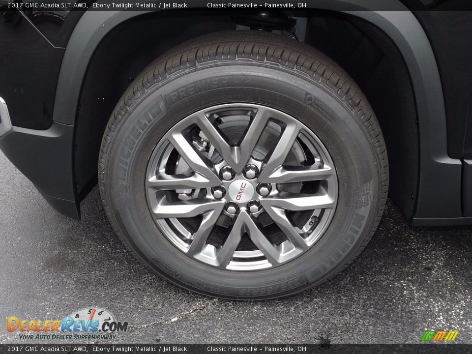 2017 GMC Acadia SLT AWD Ebony Twilight Metallic / Jet Black Photo #5