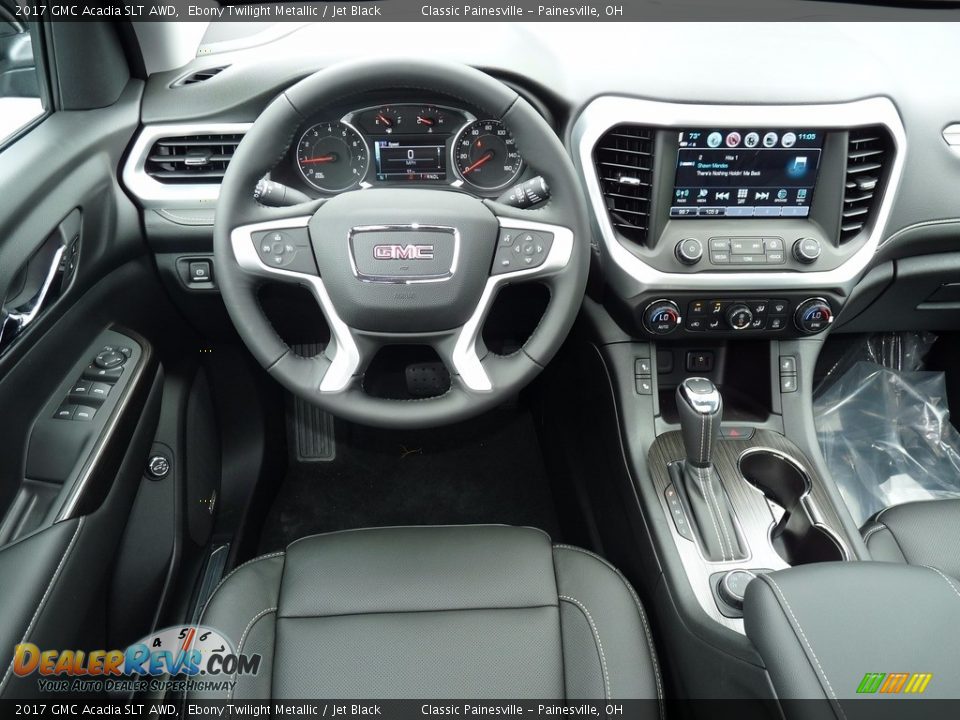 2017 GMC Acadia SLT AWD Ebony Twilight Metallic / Jet Black Photo #10