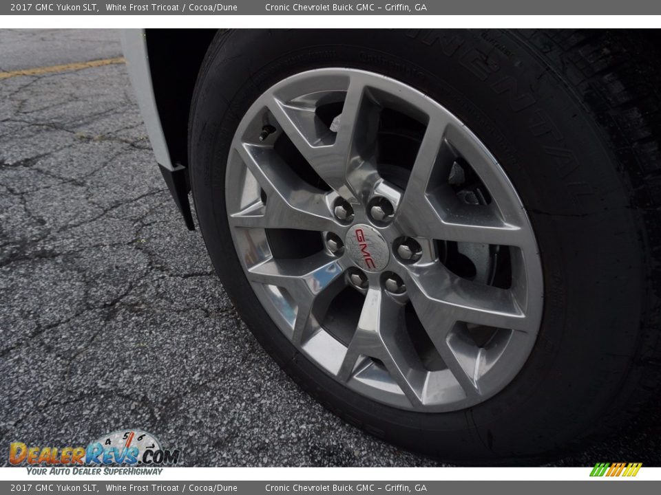 2017 GMC Yukon SLT White Frost Tricoat / Cocoa/Dune Photo #12