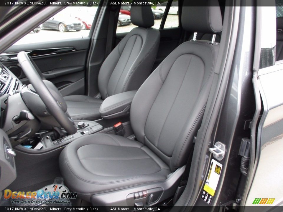 2017 BMW X1 xDrive28i Mineral Grey Metallic / Black Photo #12