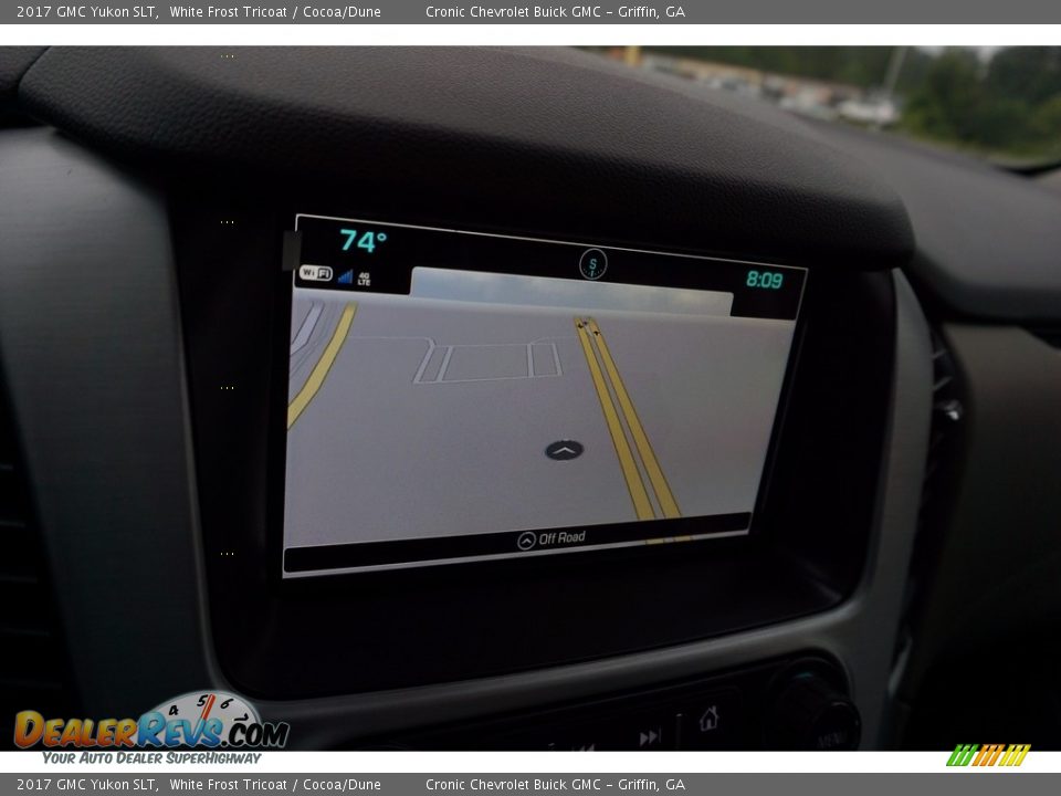2017 GMC Yukon SLT White Frost Tricoat / Cocoa/Dune Photo #15