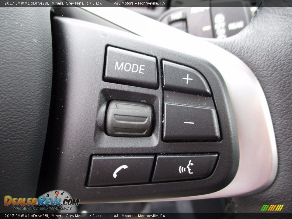 2017 BMW X1 xDrive28i Mineral Grey Metallic / Black Photo #18