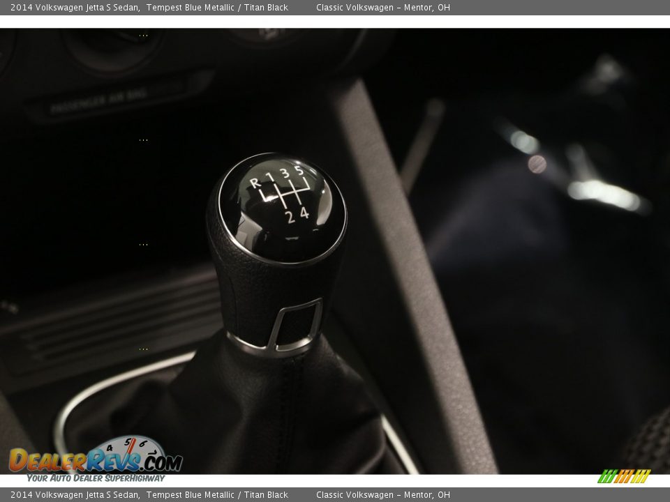 2014 Volkswagen Jetta S Sedan Tempest Blue Metallic / Titan Black Photo #10