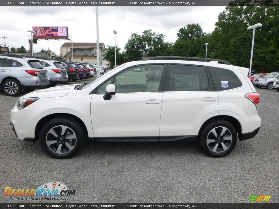 2018 Subaru Forester 2.5i Limited Crystal White Pearl / Platinum Photo #11