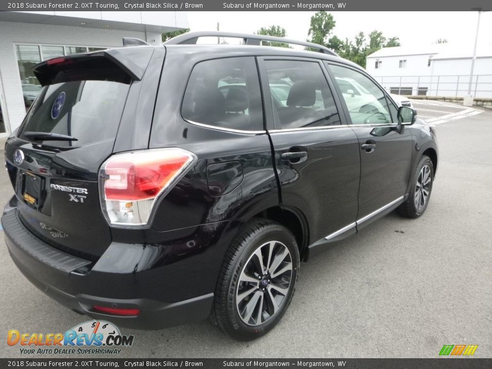 2018 Subaru Forester 2.0XT Touring Crystal Black Silica / Brown Photo #9