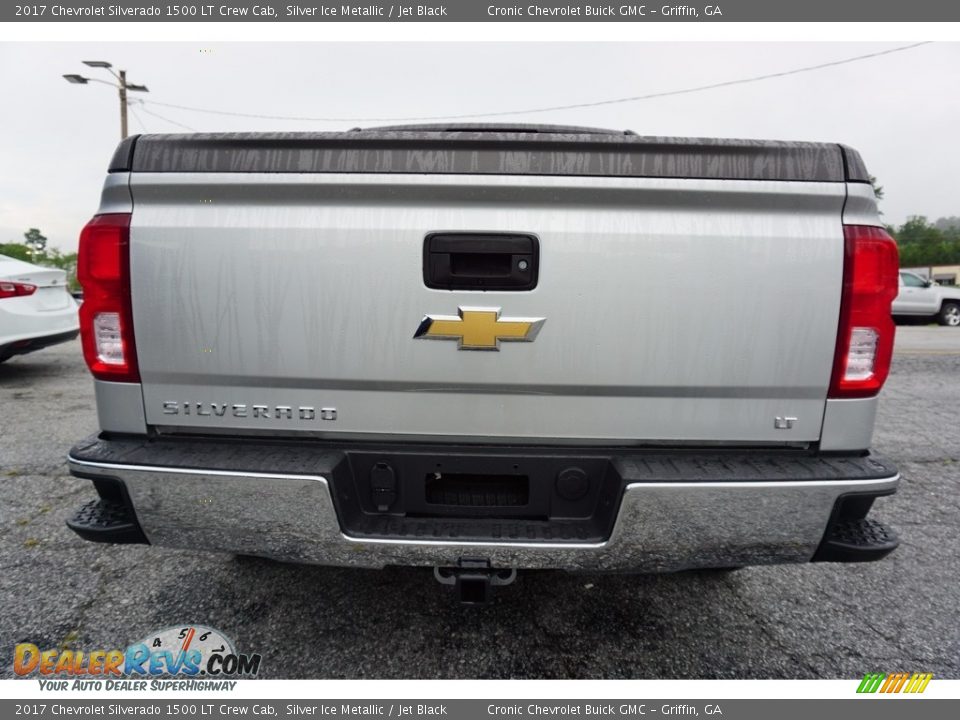 2017 Chevrolet Silverado 1500 LT Crew Cab Silver Ice Metallic / Jet Black Photo #6