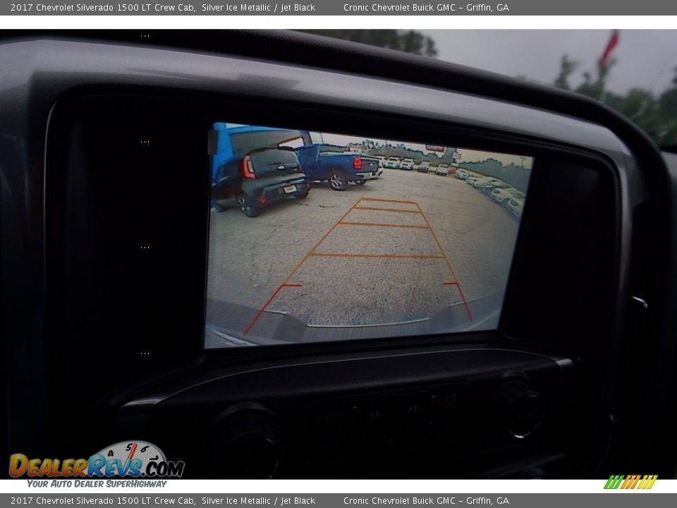 2017 Chevrolet Silverado 1500 LT Crew Cab Silver Ice Metallic / Jet Black Photo #15