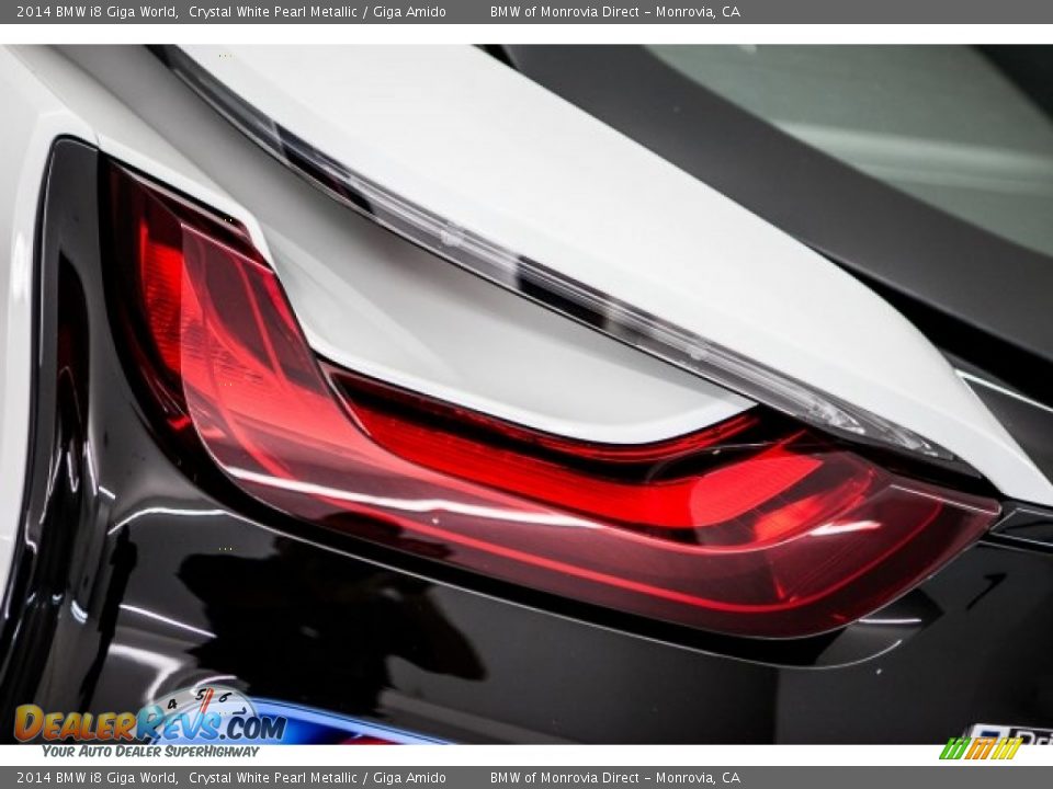 2014 BMW i8 Giga World Crystal White Pearl Metallic / Giga Amido Photo #21