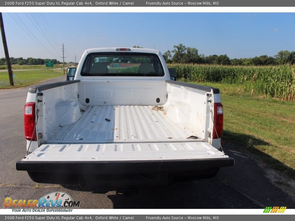 2008 Ford F250 Super Duty XL Regular Cab 4x4 Oxford White / Camel Photo #3