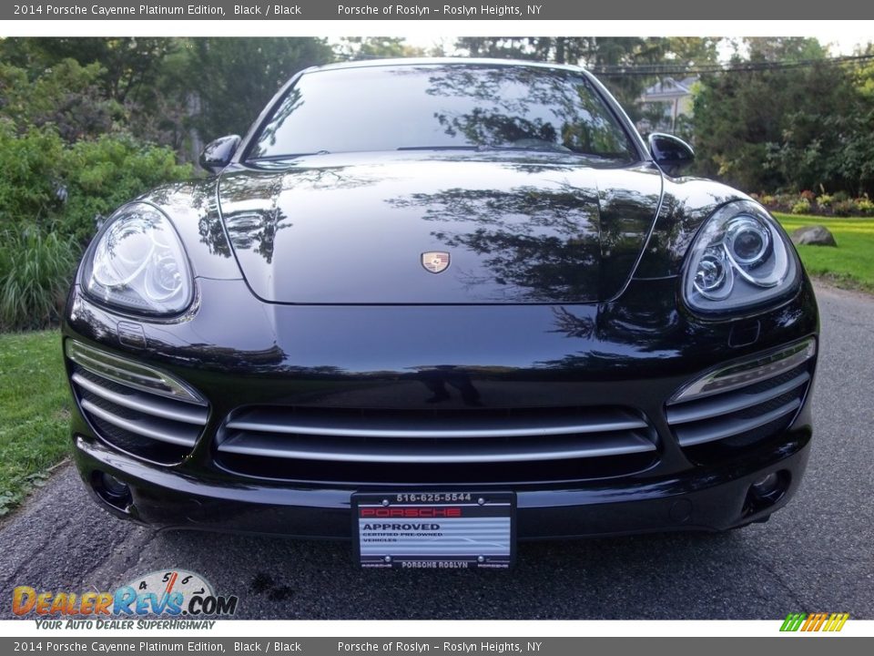 2014 Porsche Cayenne Platinum Edition Black / Black Photo #2