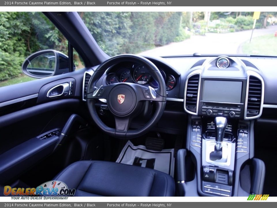 2014 Porsche Cayenne Platinum Edition Black / Black Photo #12