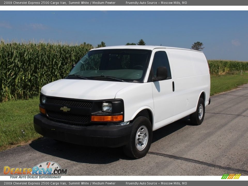 2009 Chevrolet Express 2500 Cargo Van Summit White / Medium Pewter Photo #10