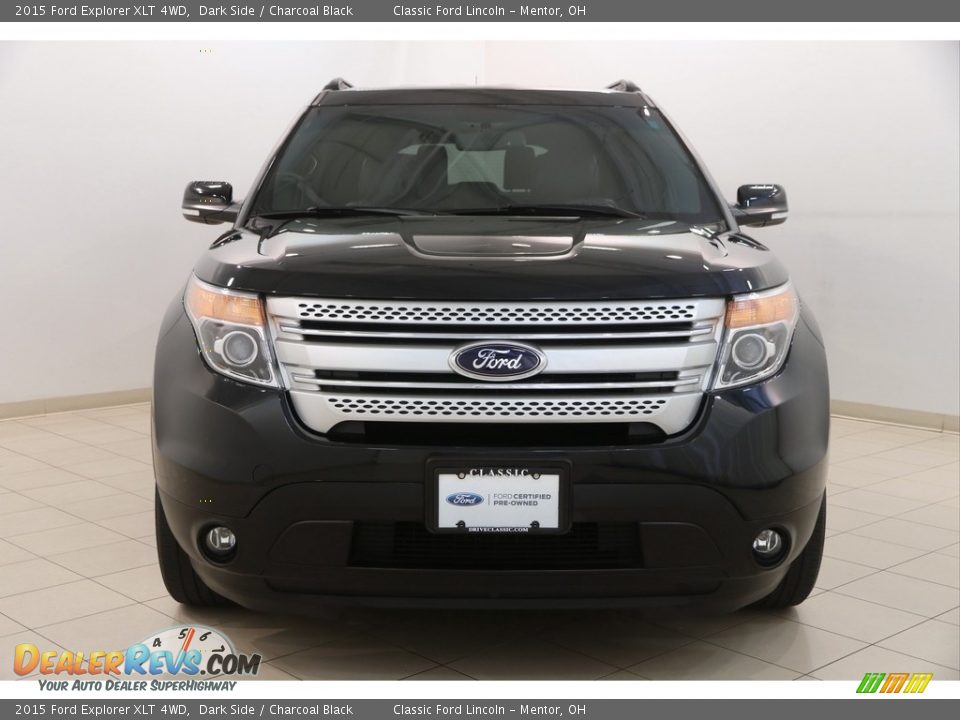 2015 Ford Explorer XLT 4WD Dark Side / Charcoal Black Photo #2