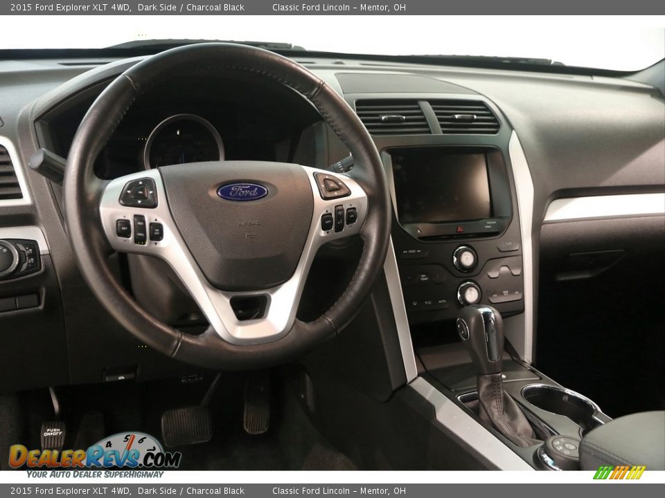 2015 Ford Explorer XLT 4WD Dark Side / Charcoal Black Photo #6