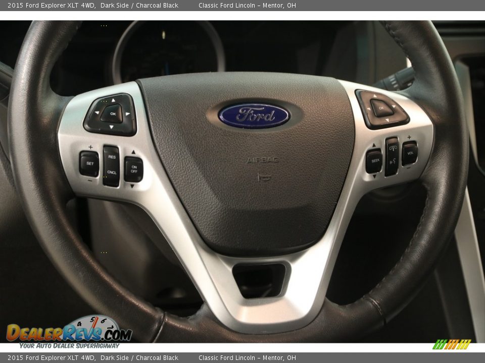 2015 Ford Explorer XLT 4WD Dark Side / Charcoal Black Photo #7
