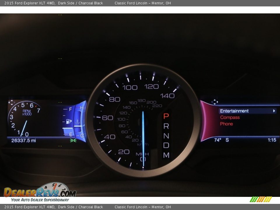 2015 Ford Explorer XLT 4WD Dark Side / Charcoal Black Photo #8