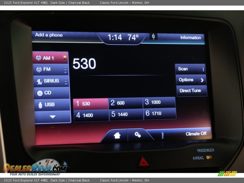 2015 Ford Explorer XLT 4WD Dark Side / Charcoal Black Photo #11