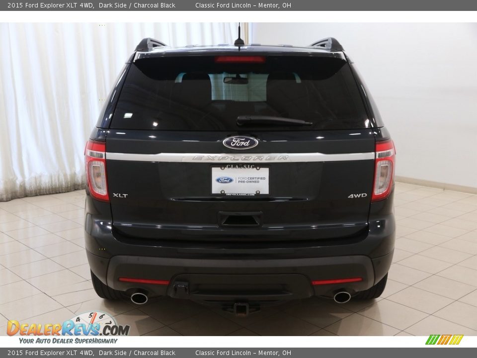 2015 Ford Explorer XLT 4WD Dark Side / Charcoal Black Photo #18