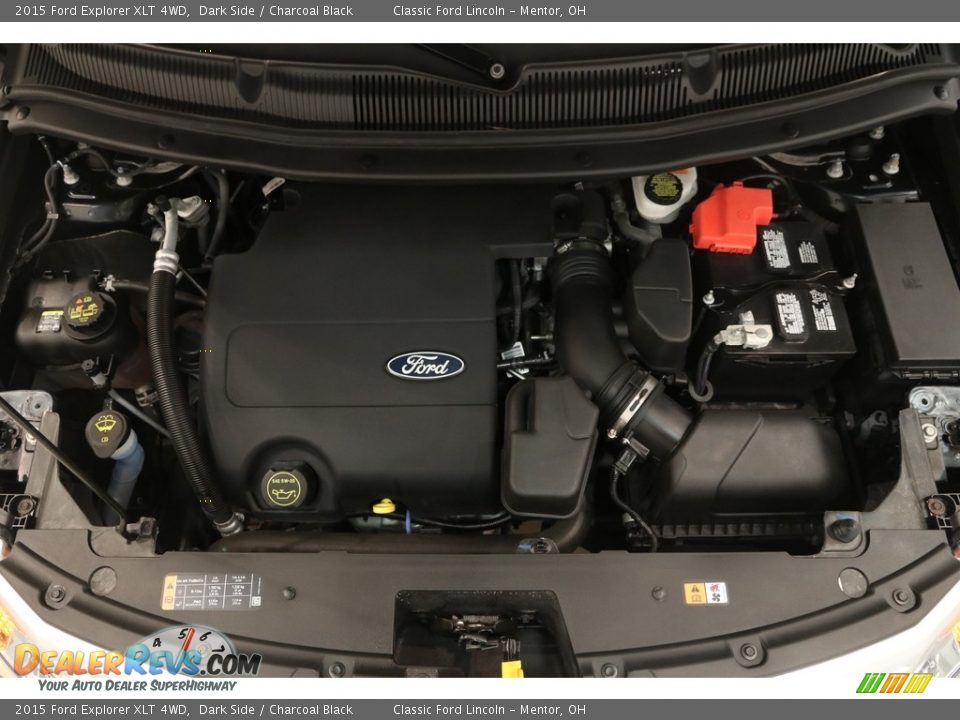 2015 Ford Explorer XLT 4WD Dark Side / Charcoal Black Photo #19