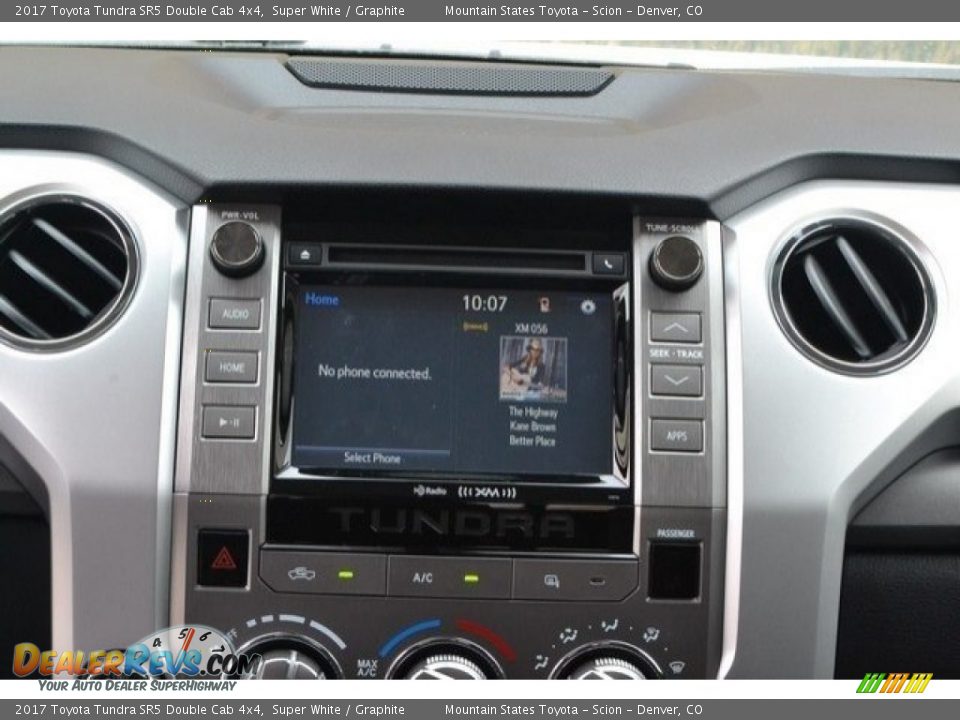 2017 Toyota Tundra SR5 Double Cab 4x4 Super White / Graphite Photo #6