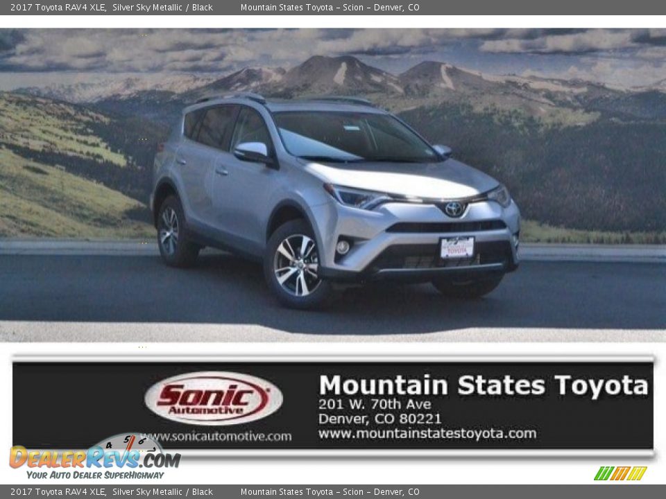 2017 Toyota RAV4 XLE Silver Sky Metallic / Black Photo #1