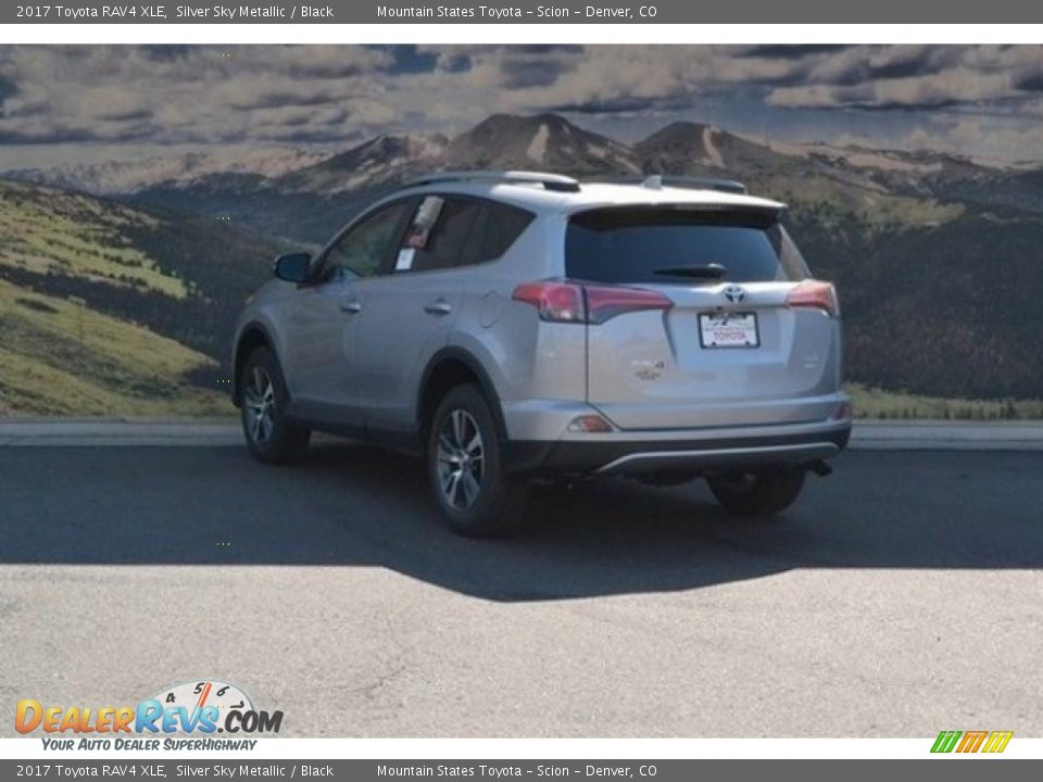 2017 Toyota RAV4 XLE Silver Sky Metallic / Black Photo #3