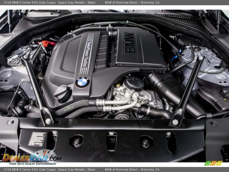 2018 BMW 6 Series 640i Gran Coupe 3.0 Liter TwinPower Turbocharged DOHC 24-Valve VVT Inline 6 Cylinder Engine Photo #8