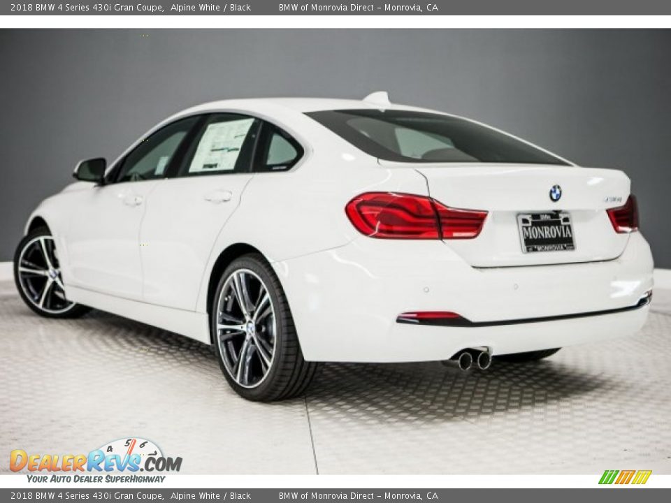 2018 BMW 4 Series 430i Gran Coupe Alpine White / Black Photo #3