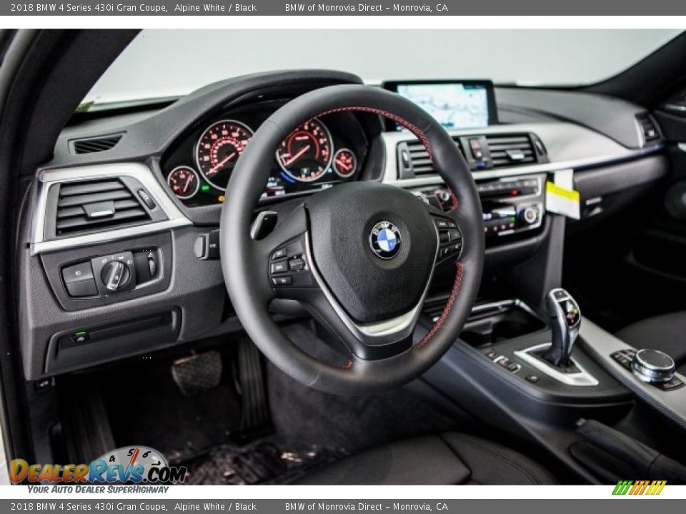 2018 BMW 4 Series 430i Gran Coupe Alpine White / Black Photo #5