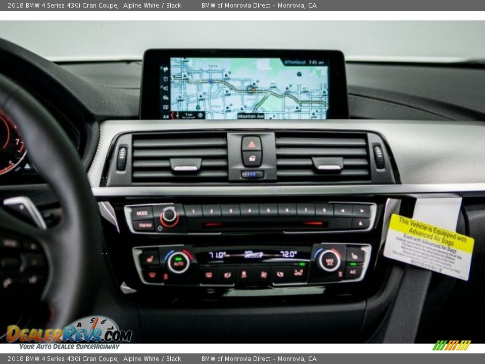 2018 BMW 4 Series 430i Gran Coupe Alpine White / Black Photo #6