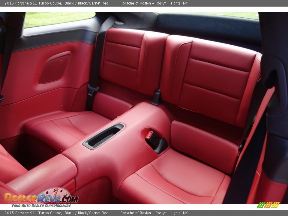2015 Porsche 911 Turbo Coupe Black / Black/Garnet Red Photo #20