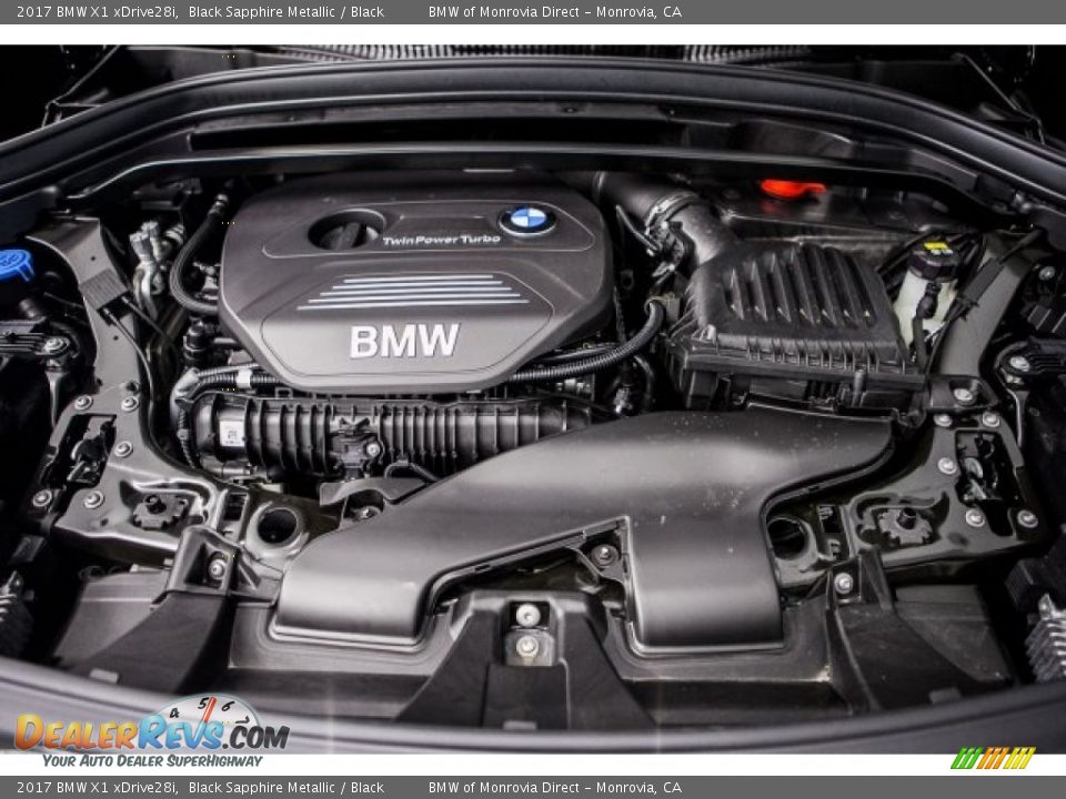 2017 BMW X1 xDrive28i Black Sapphire Metallic / Black Photo #8