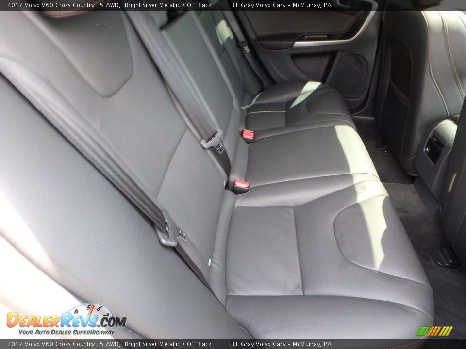 Rear Seat of 2017 Volvo V60 Cross Country T5 AWD Photo #14