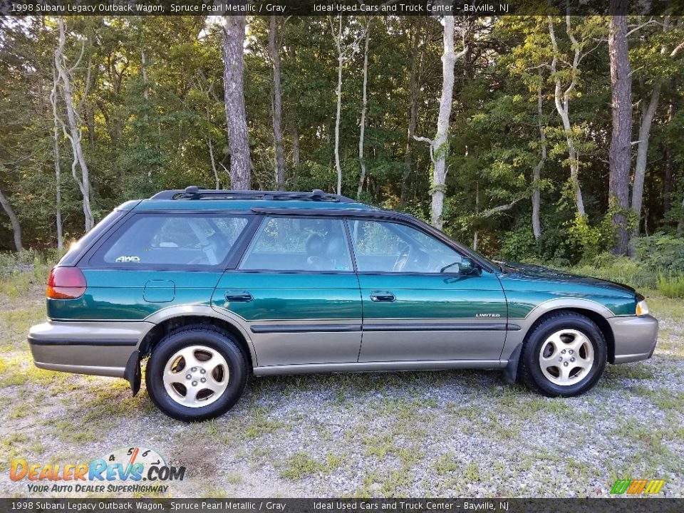 1998 Subaru Legacy Outback Wagon Spruce Pearl Metallic / Gray Photo #5