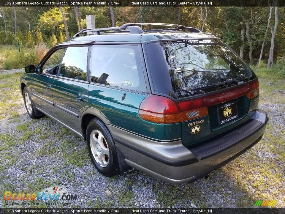 1998 Subaru Legacy Outback Wagon Spruce Pearl Metallic / Gray Photo #7