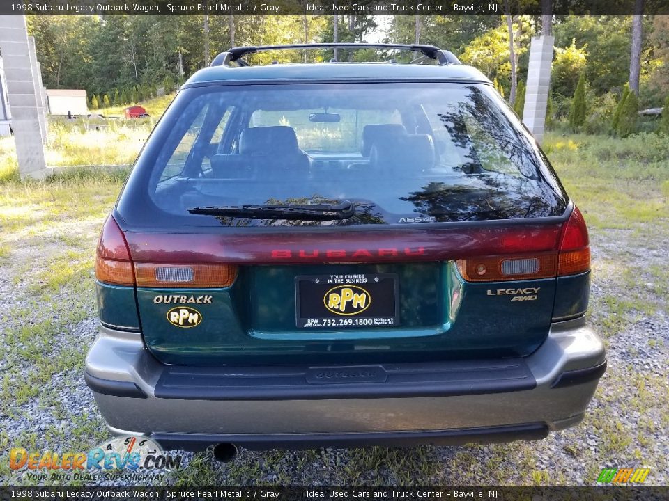 1998 Subaru Legacy Outback Wagon Spruce Pearl Metallic / Gray Photo #8