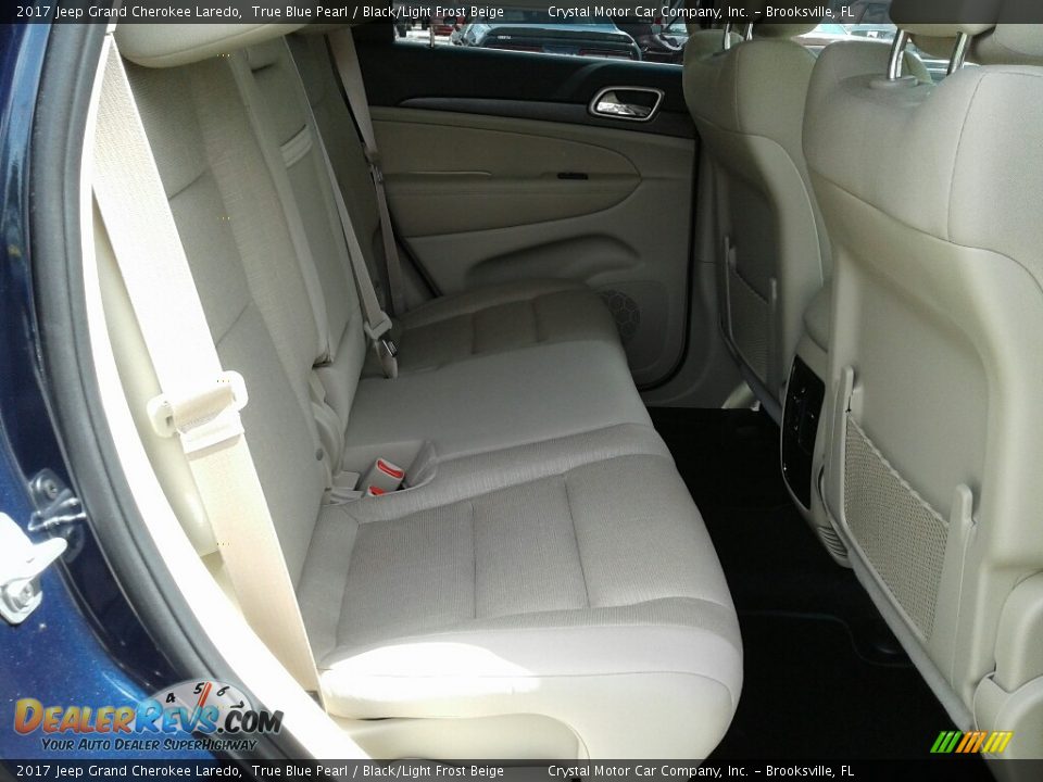 2017 Jeep Grand Cherokee Laredo True Blue Pearl / Black/Light Frost Beige Photo #11