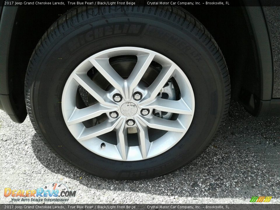 2017 Jeep Grand Cherokee Laredo True Blue Pearl / Black/Light Frost Beige Photo #20
