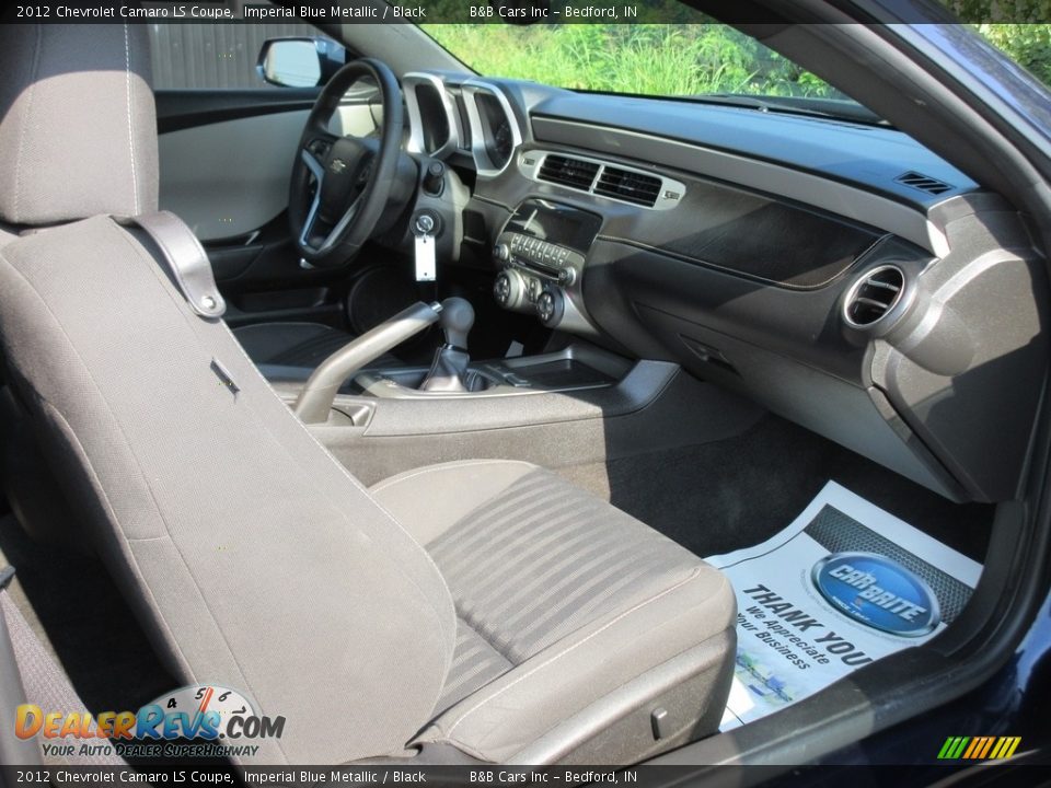 2012 Chevrolet Camaro LS Coupe Imperial Blue Metallic / Black Photo #15