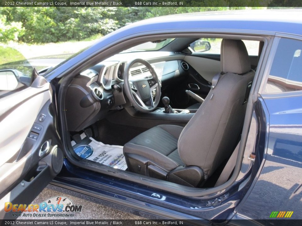 2012 Chevrolet Camaro LS Coupe Imperial Blue Metallic / Black Photo #16