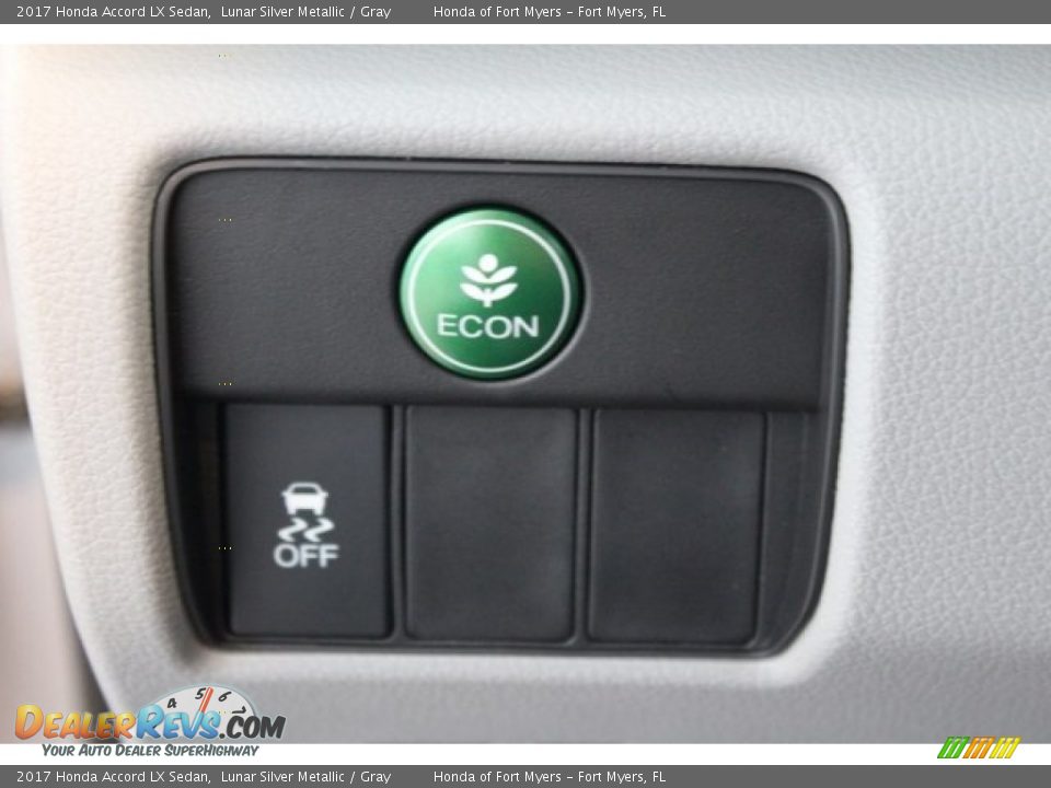 2017 Honda Accord LX Sedan Lunar Silver Metallic / Gray Photo #22