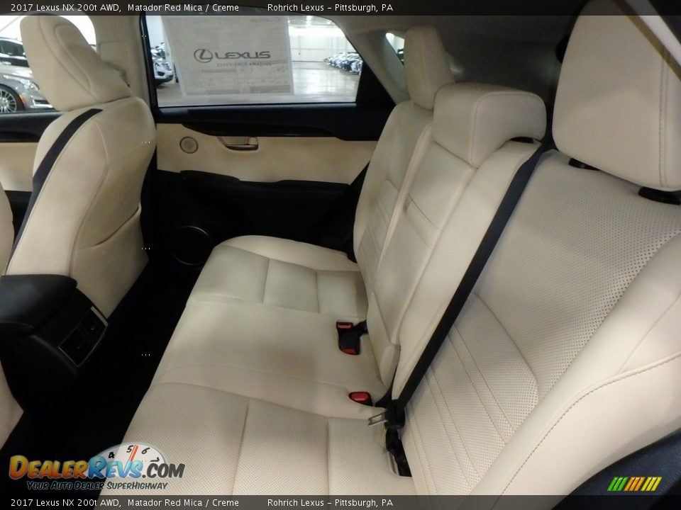 2017 Lexus NX 200t AWD Matador Red Mica / Creme Photo #7