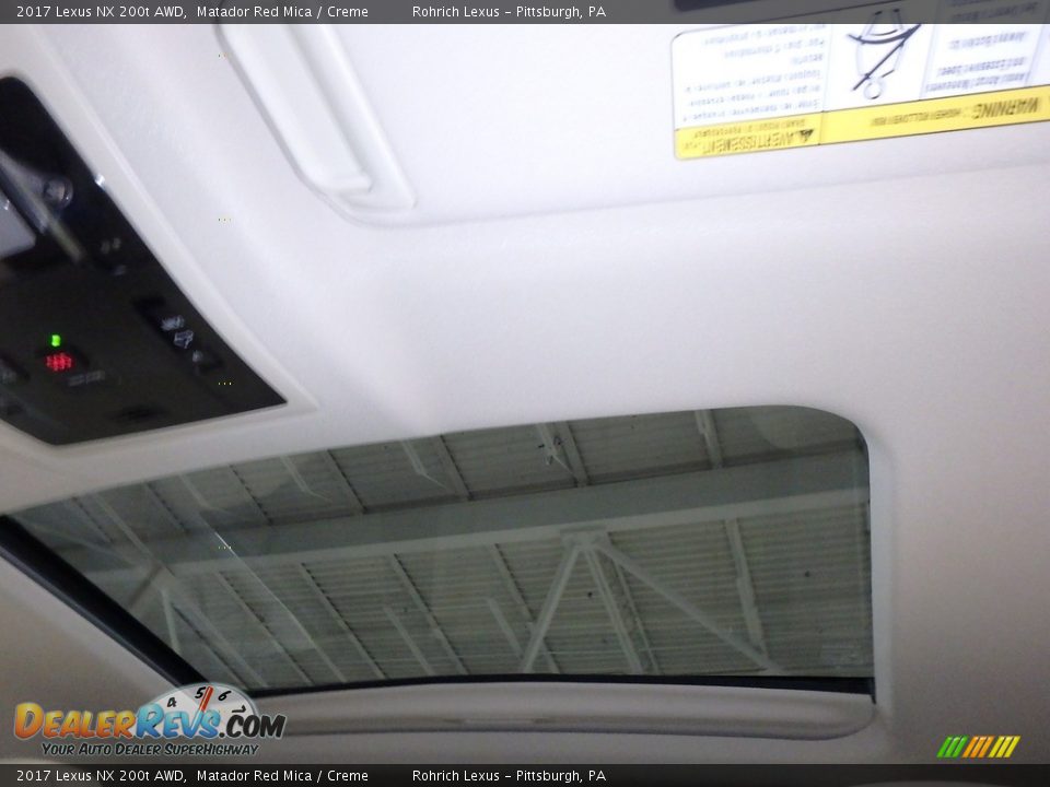 2017 Lexus NX 200t AWD Matador Red Mica / Creme Photo #11