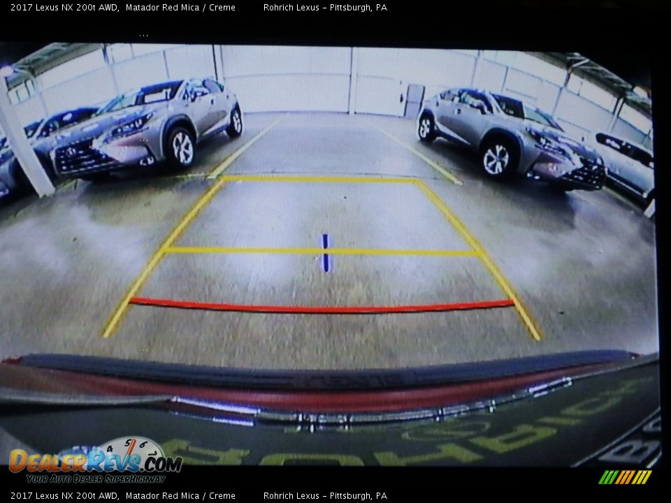 2017 Lexus NX 200t AWD Matador Red Mica / Creme Photo #13