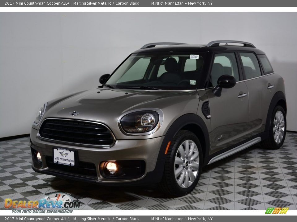 2017 Mini Countryman Cooper ALL4 Melting Silver Metallic / Carbon Black Photo #1