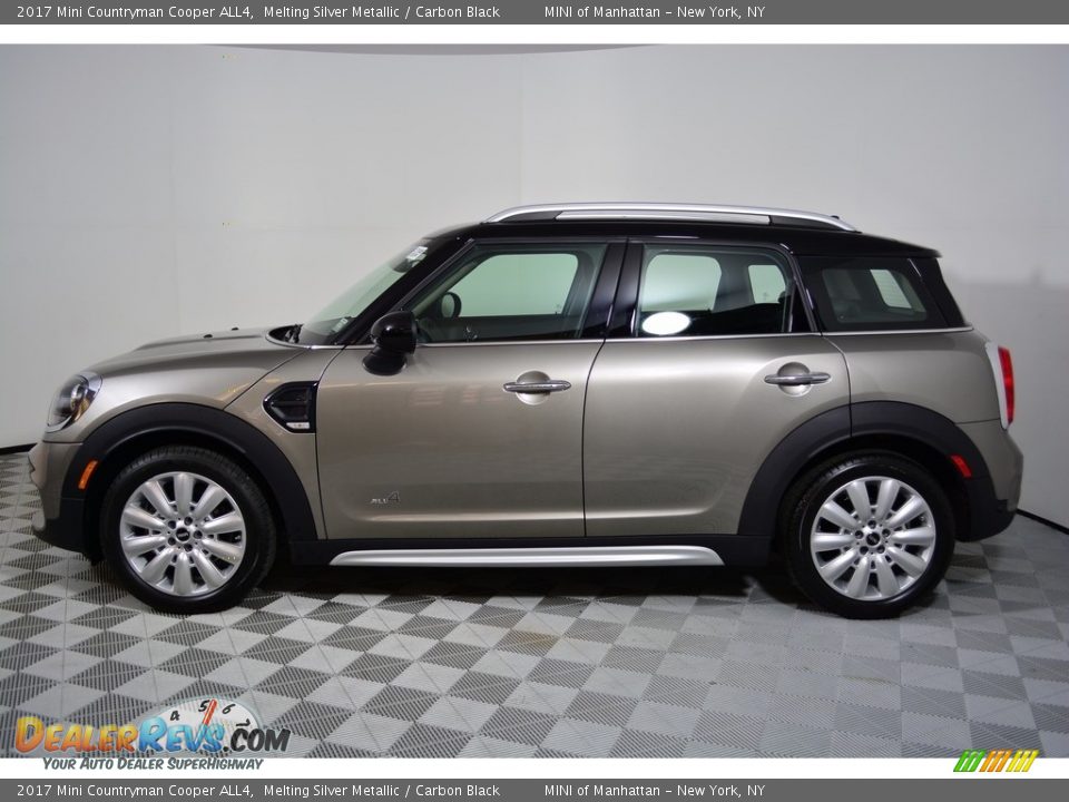 2017 Mini Countryman Cooper ALL4 Melting Silver Metallic / Carbon Black Photo #3