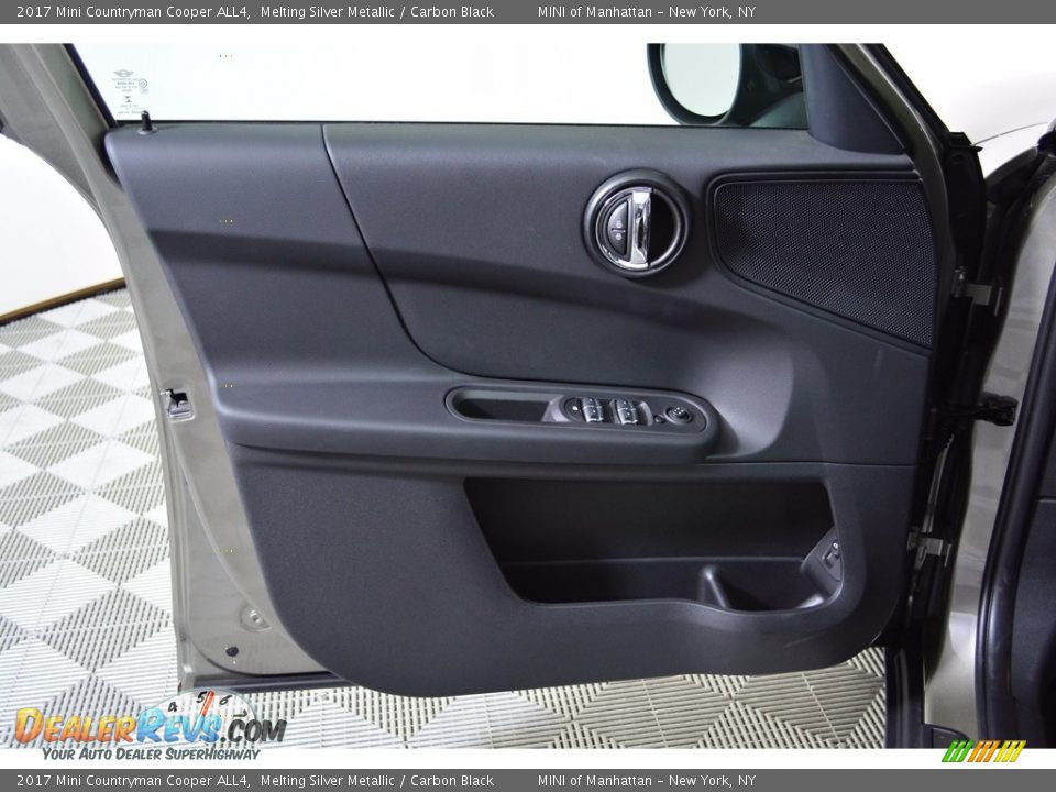 2017 Mini Countryman Cooper ALL4 Melting Silver Metallic / Carbon Black Photo #6